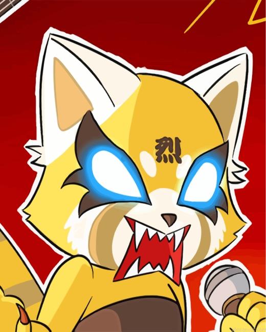 Death metal retsuko painting by numbers.jpeg