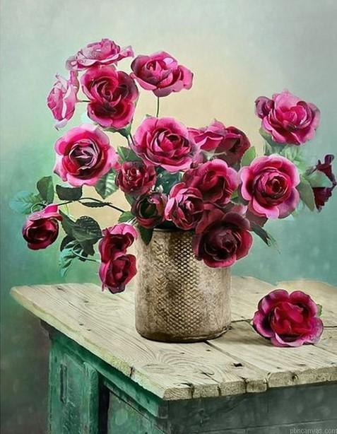 Fresh roses flowers painting by numbers.jpeg