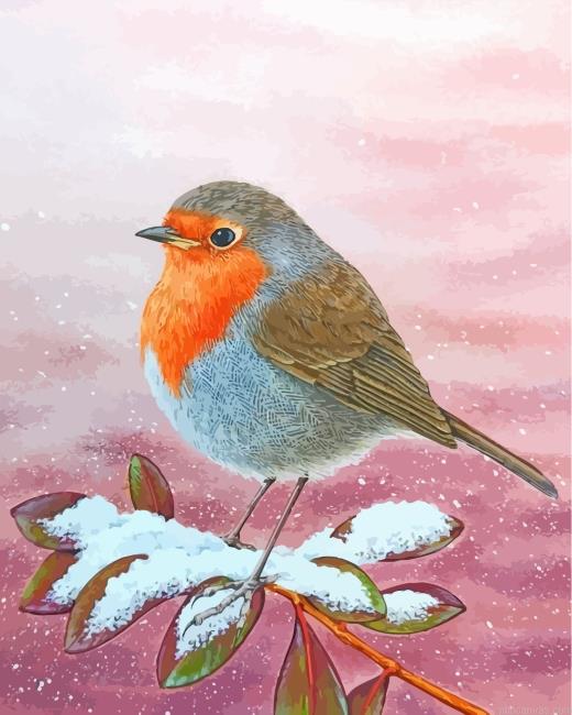 Robin in snow painting by numbers.jpeg