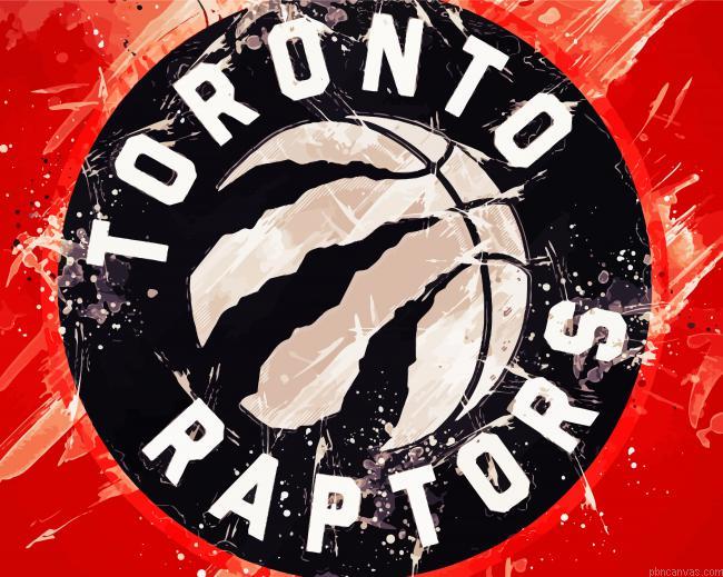 Toronto raptor basketball logo painting by numbers.jpeg