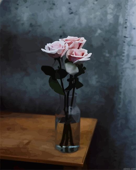 Baby Pink Roses Paint By Numbers.jpeg