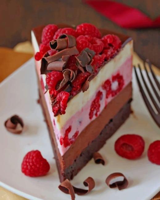 Chocolate Raspberry Mouse Cake Paint By Numbers.jpeg
