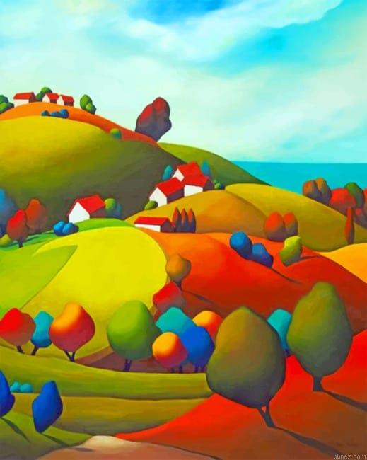 Colorful Countryside Paint By Numbers.jpeg