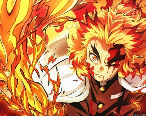 Kyojuro Rengoku Paint By Numbers.jpeg