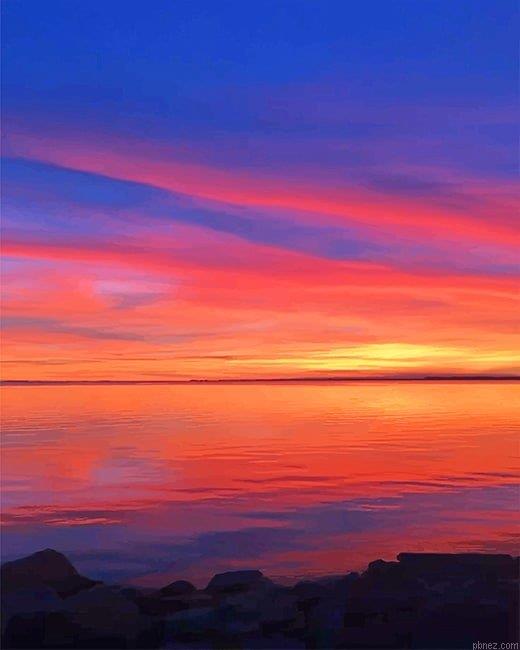 Sunset View Paint By Numbers.jpeg