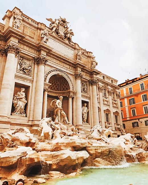 Trevi Fountain Rome Paint By Numbers.jpeg