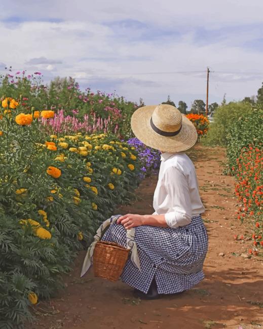 Woman In Farm Paint By Numbers.jpeg