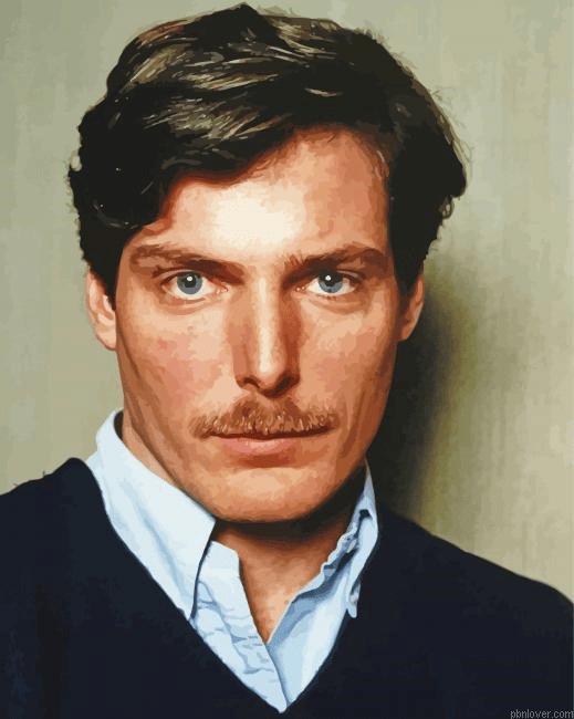 Christopher Reeves Actor Paint By Numbers