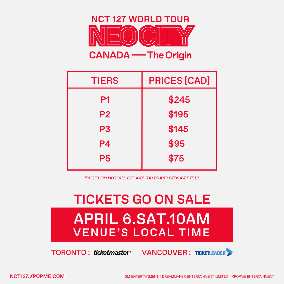 Kpopme On Twitter Are You Ready Canada Nct 127 World