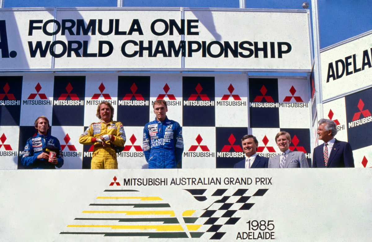 Adelaide Gp On Twitter The Podium At The 1985 Adelaide