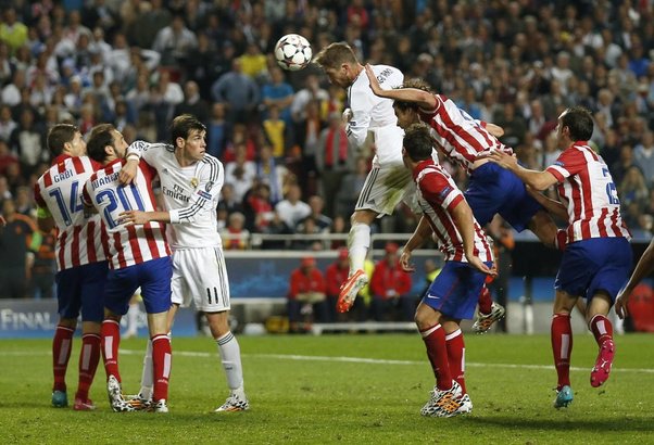 The Sportsman 在Twitter 上："💉🔥 Sergio Ramos Has Got That Header Against Atletico Madrid Tattooed On Him... Https://T.co/Qpwmss5To1" / Twitter 410_x_602_jpg