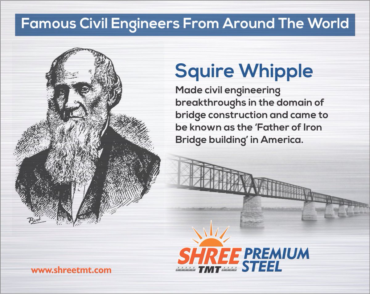 Shree Tmt Steel On Twitter Famous Civil Engineers From Around