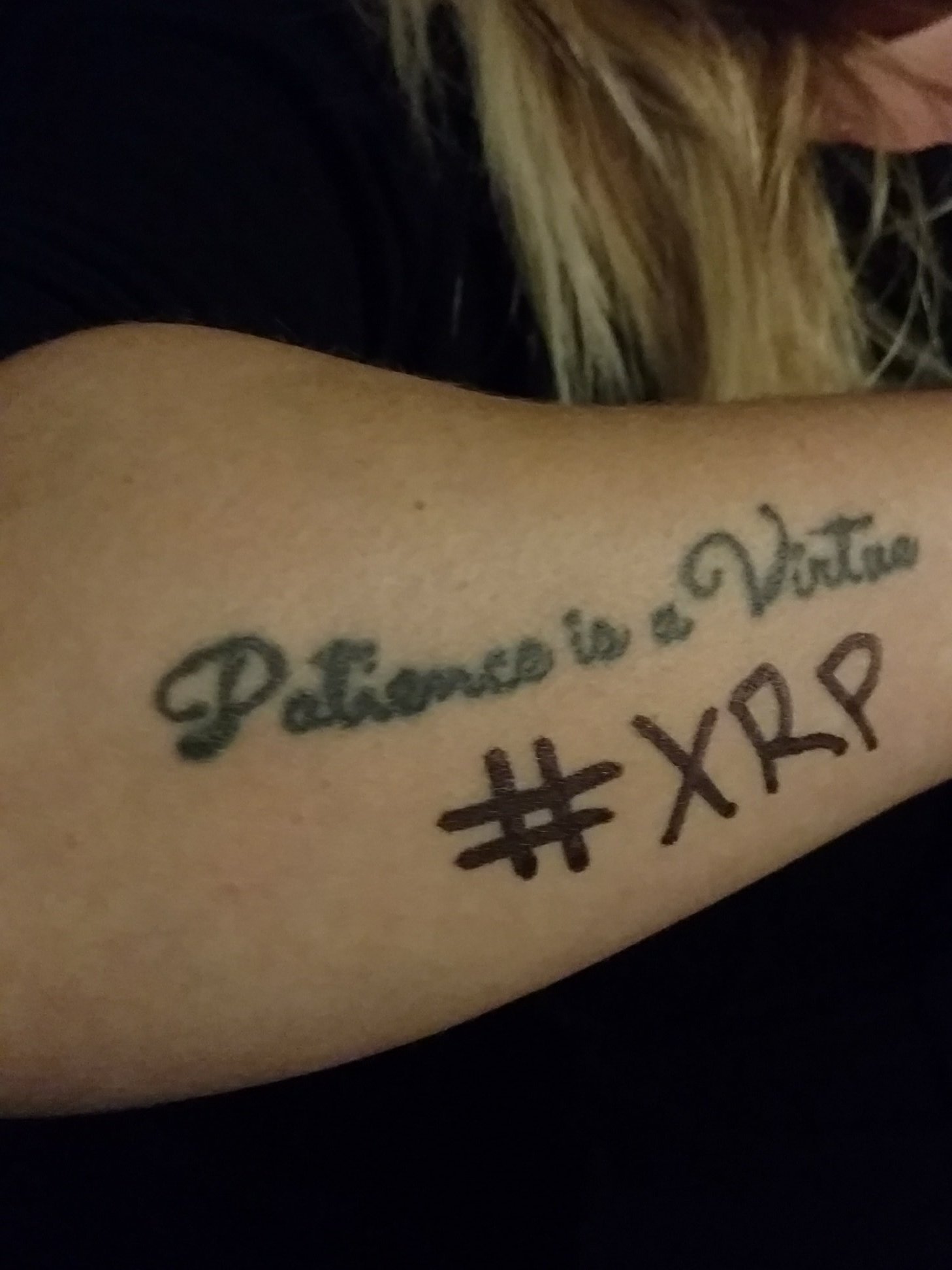 Ripple Man On Twitter: "I Made An Adjustment To The Girlfriend's #Tattoo. " Patience Is A Virtue" #Ripple #Xrp #Crypto #Altcoins #Buyripple #Buyandforget Https://T.co/Zaifnrs9G7" / Twitter 1944_x_1458_jpg
