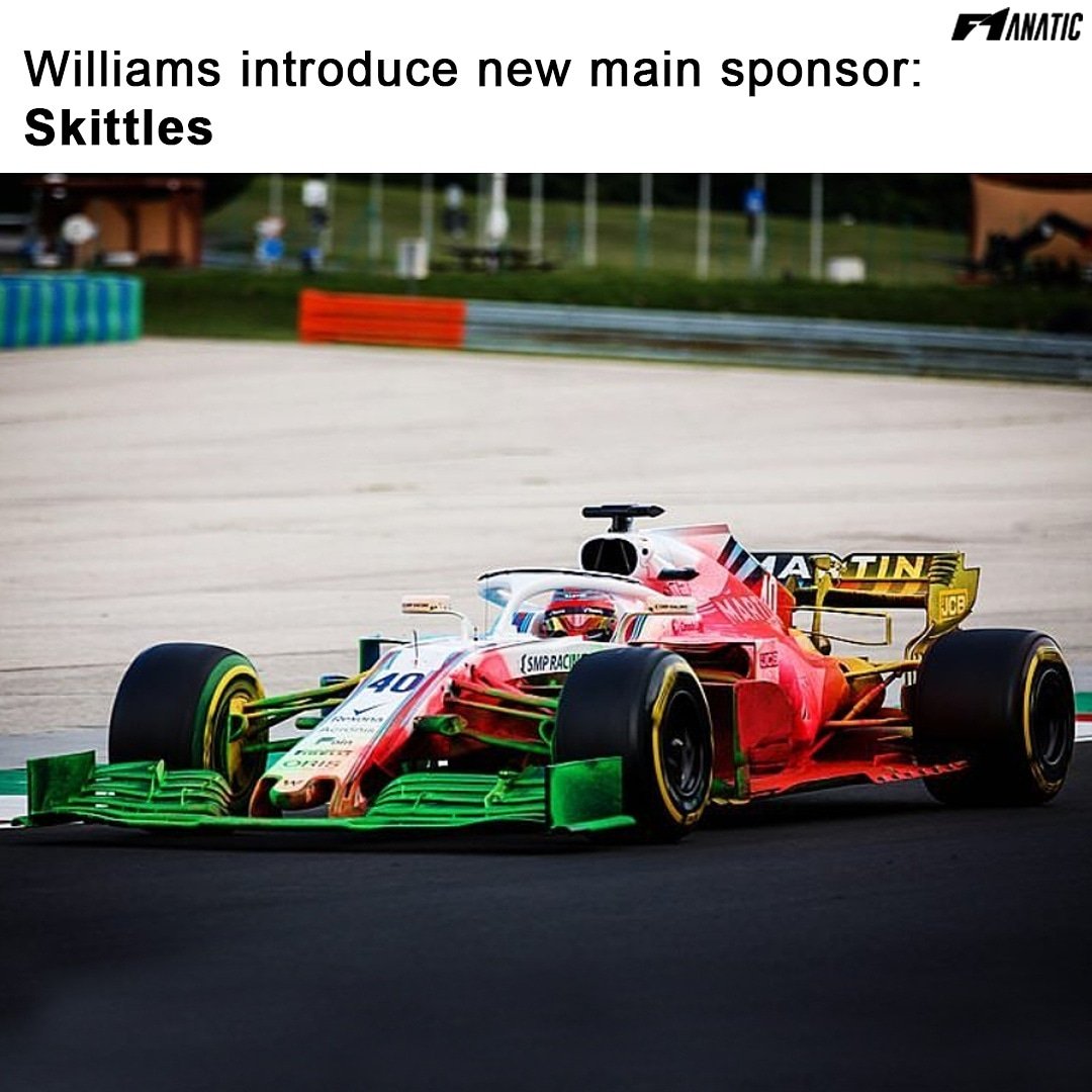 F1anatic On Twitter Williams Skittles Racing Williams
