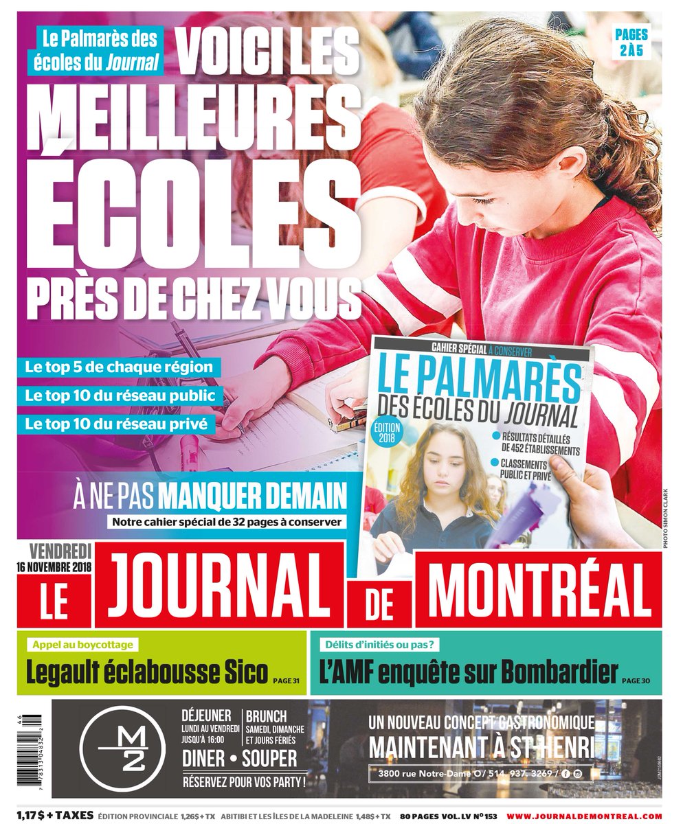 On trouve également des fêtes non religieuses célébrées dans différents pays, tels que la fête du travail, ou le jour de l'an, chacun d'entre eux étant un jour férié pendant lequel de nombreuses … Le Journal De Montreal A Twitter La Une De Votre Journal Edition Du 16 Novembre 2018