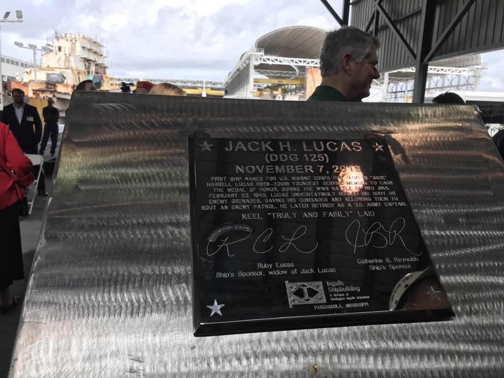Ddg 125 : Huntington Ingalls Industries Launches 1st Flight Iii Guided : Jack h lucas is the next generation air and missile defense commander.