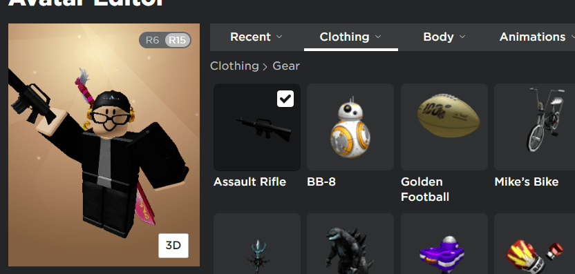Roblox Gears That Have Poses 