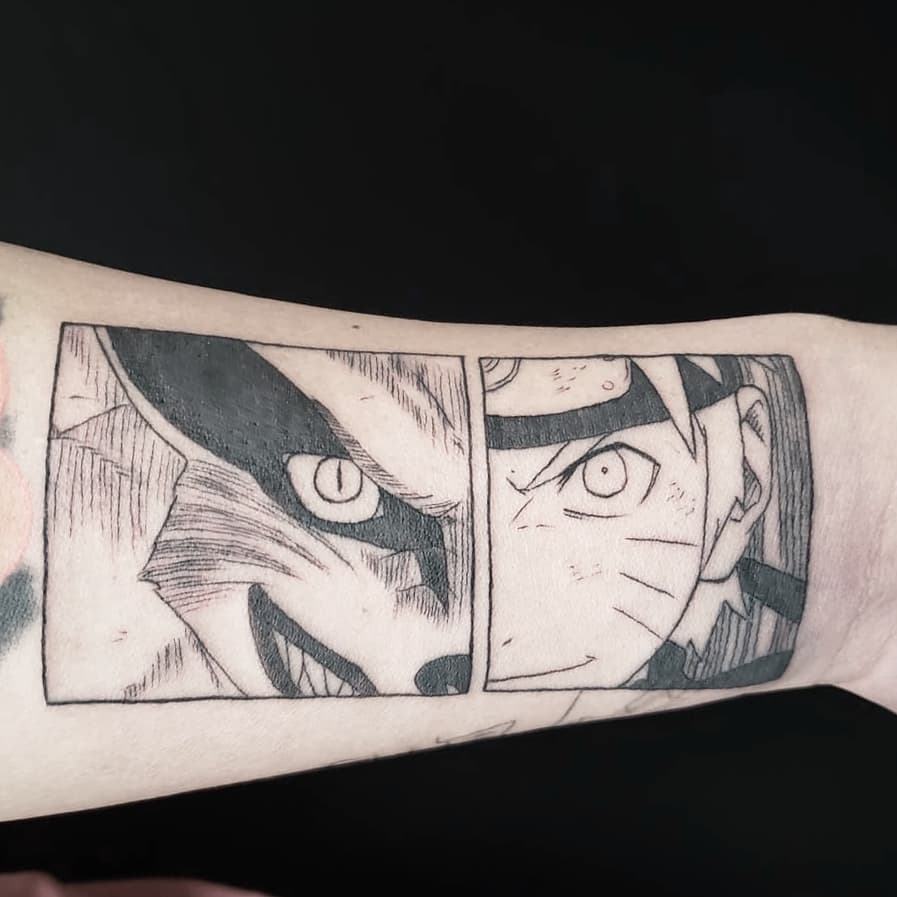 Aki-28 Su Twitter: "Comic Type Naruto Tattoo I Got To Do Tonight. #Diabloart #Yokohamatattoo #Anime #Animetattoo #Naruto #Natutotattoo #Otattoo #Otakutattoo #Geekytattoo #Otakuart #Animeart #Kurama #ナルト#九喇嘛#Geeksterink #Nerdytattoos#Gamerink ... 897_x_897_jpg