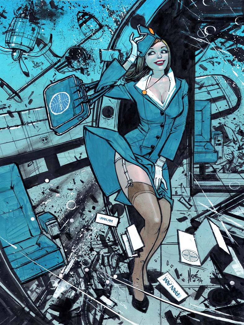 EmbassyPublishing on X: Holiday Get-Away This week is one of the highest of the year for air travel! A tad windy on the runway ...but Embassy Artist Ignacio Noé has the tarmac