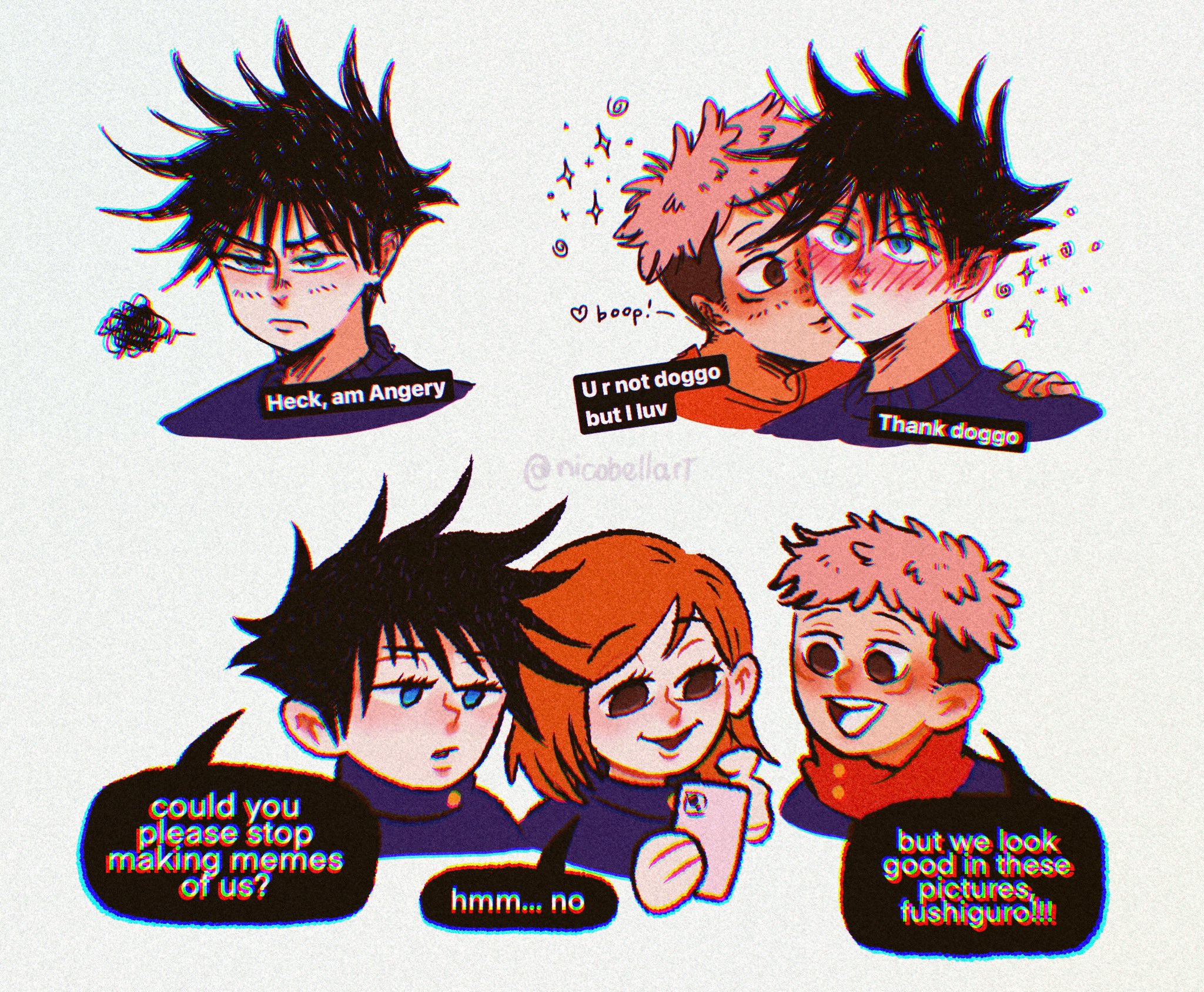merry nico 🎄🎁💫 on X: boop!!!! #jujutsukaisen #itafushi #comic t.coJ0ZvvJ9k0h X
