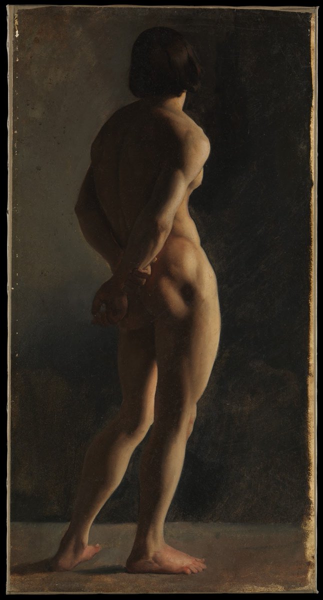 Artnau On Twitter Male Nude Seen From Behind C 1829 1846 By Hippolyte Flandrin