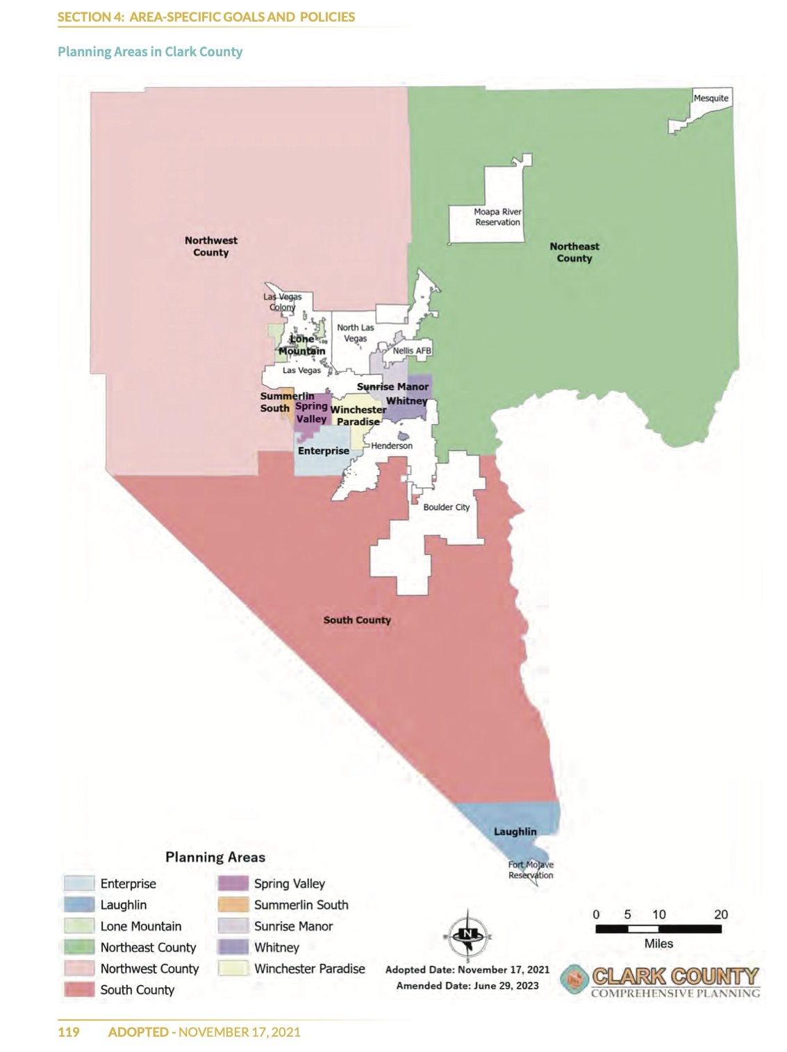 Clark County Las Vegas Map Large