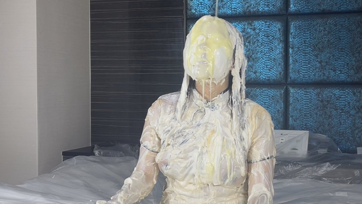 プレミアムプラン限定更新🎂 今回はthe cream サツキ 別カメラ映像②です！ クリームまみれの体はさらに汚れていく！！ #messy #メッシー