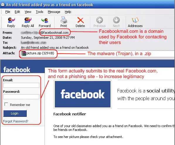 Se difunde Spam malicioso "agrega a un amigo" por Facebook
