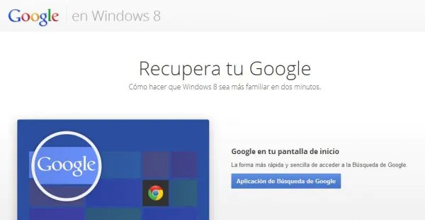 Google crea sitio exclusivo para explicar como usar sus aplicaciones en Windows 8