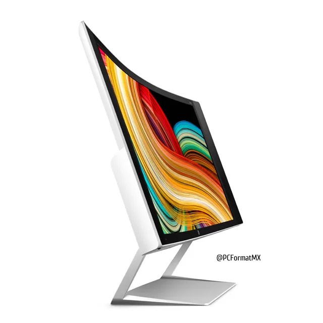 HP Z Display Z34c Curved Monitor, Low Right Facing