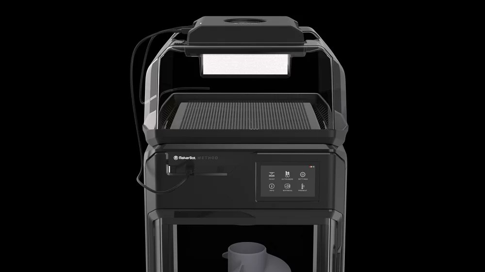 El sistema Clean Air de MakerBot METHOD X logra la certificación GREENGUARD con materiales MakerBot ABS, PC-ABS y Nailon