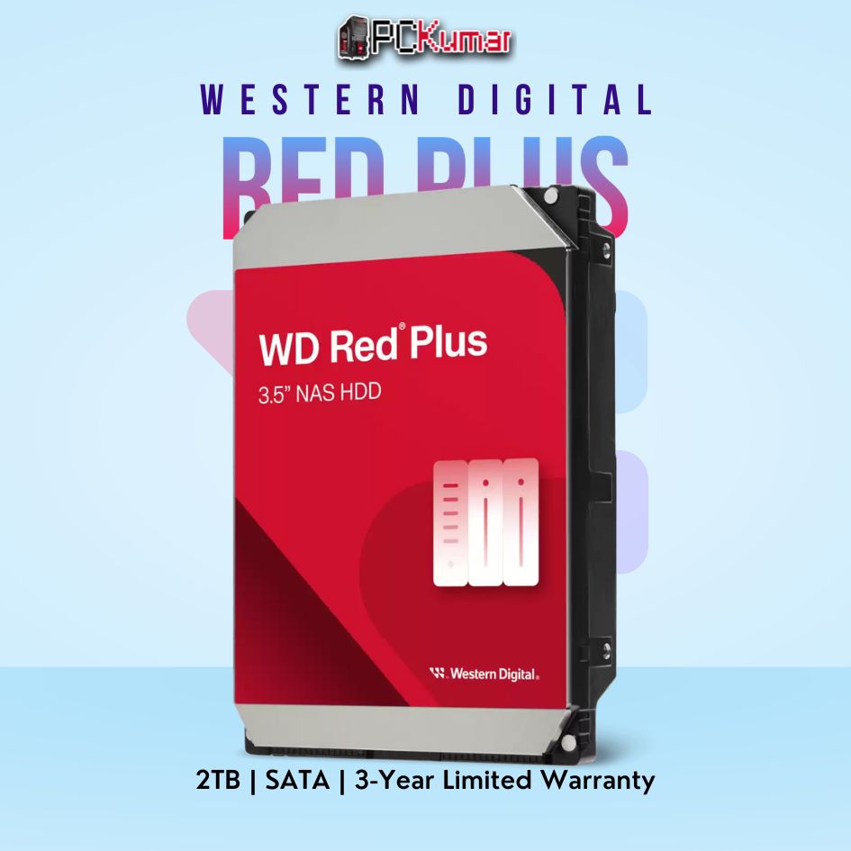 Nas Hard Drive Western Digital WD Red 2TB - SATA III, 5400 RPM