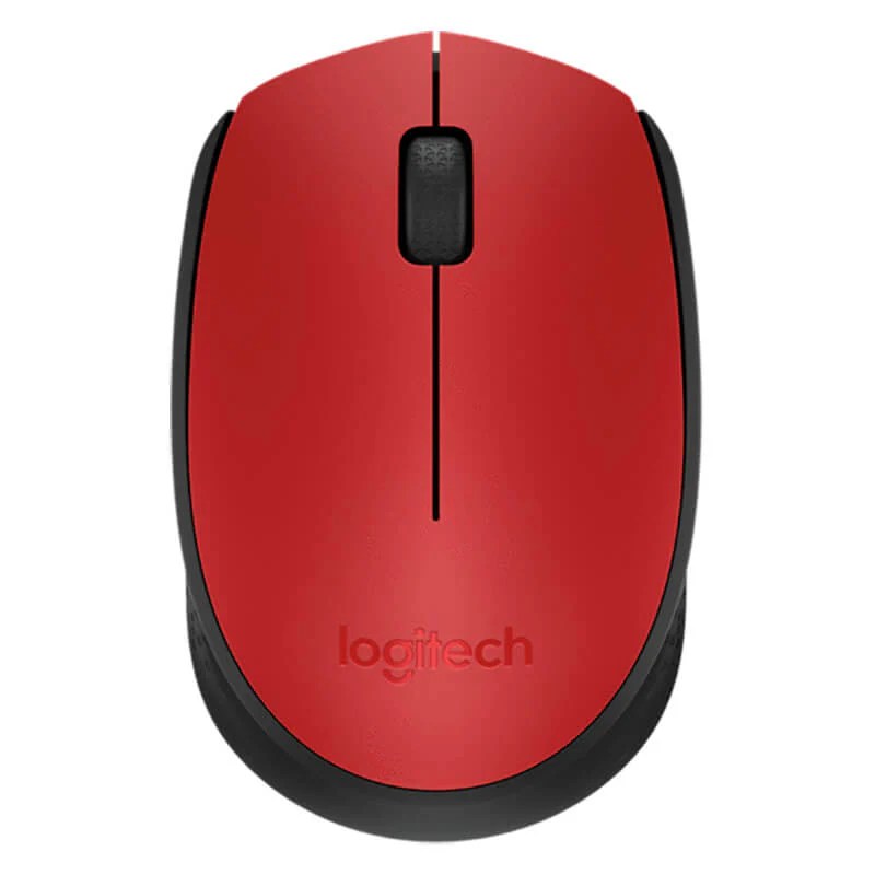 Logitech M171 Wireless Optical Mouse - Red