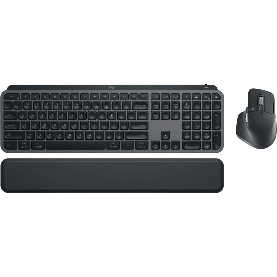 Logitech MX Keys S Combo Wireless Keyboard and Mouse - Graphite