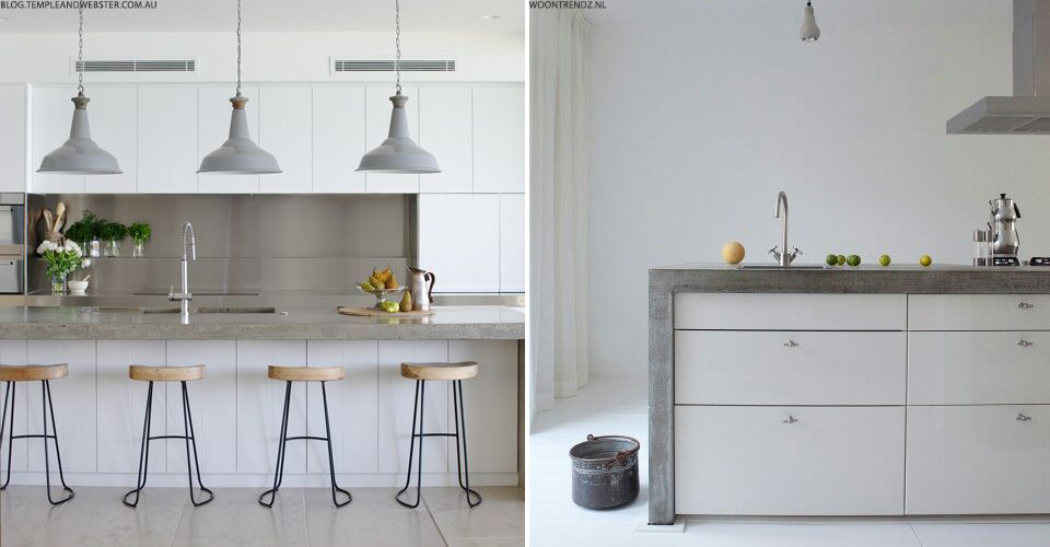 Concrete trend bench tops