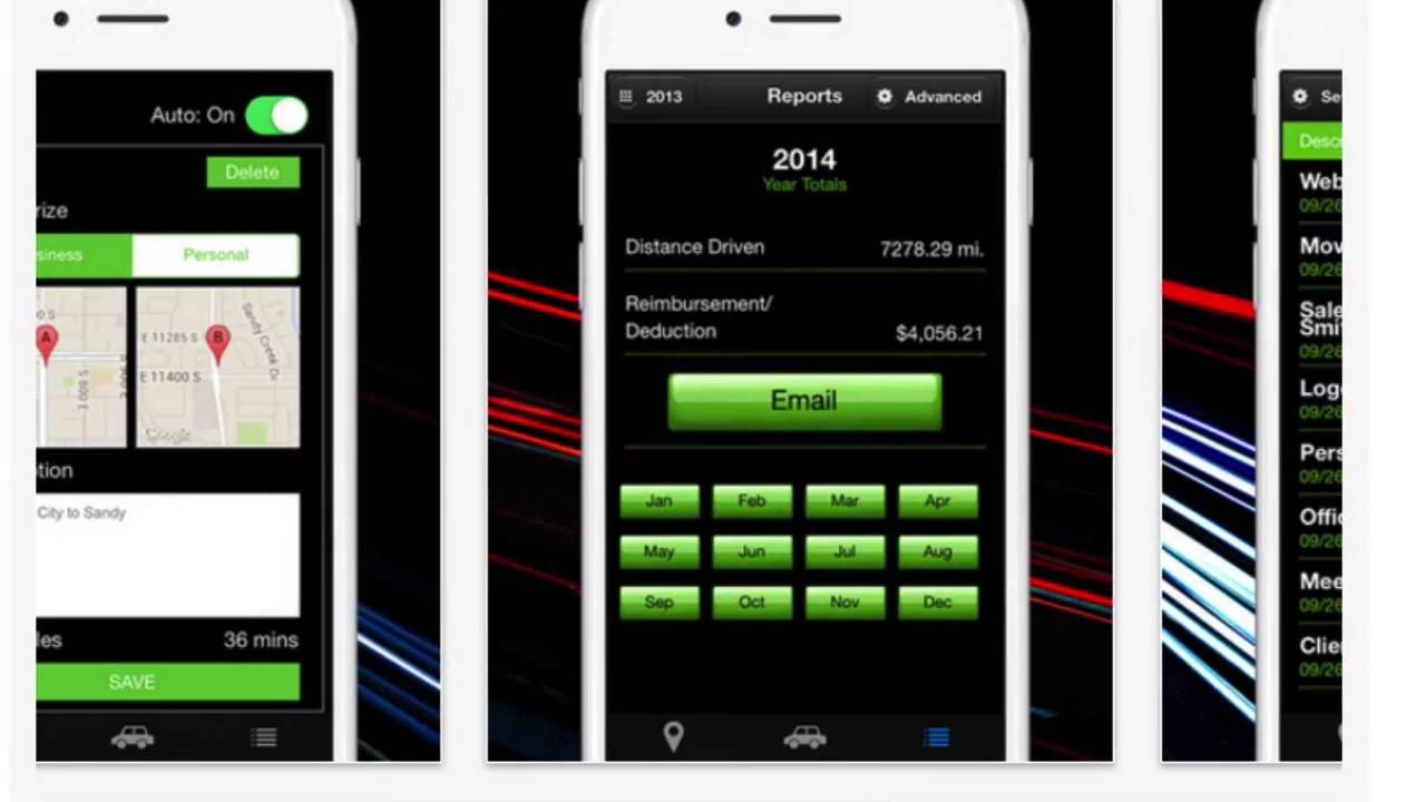 Mileage tracking apps