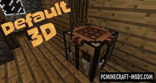 Default 3d 16x16 resource pack minecraft 1.20.2, 1.20.1