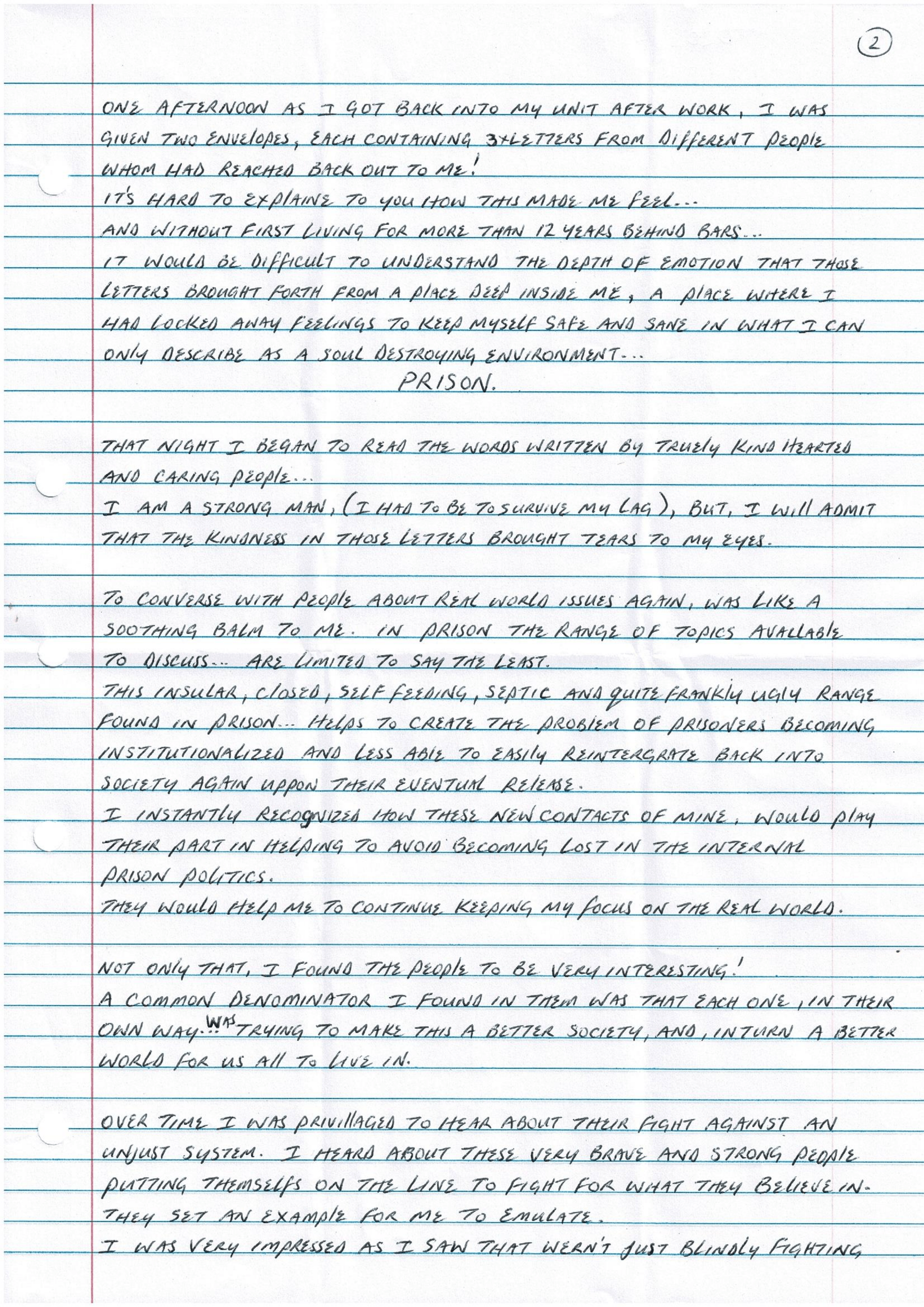 Over difference, over space, and over prison walls. Dear Pcn A Letter From A Penpal Prisoner Correspondence Network Aotearoa