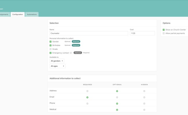 Improved: Collecting Attendee Personal Information – Registrations