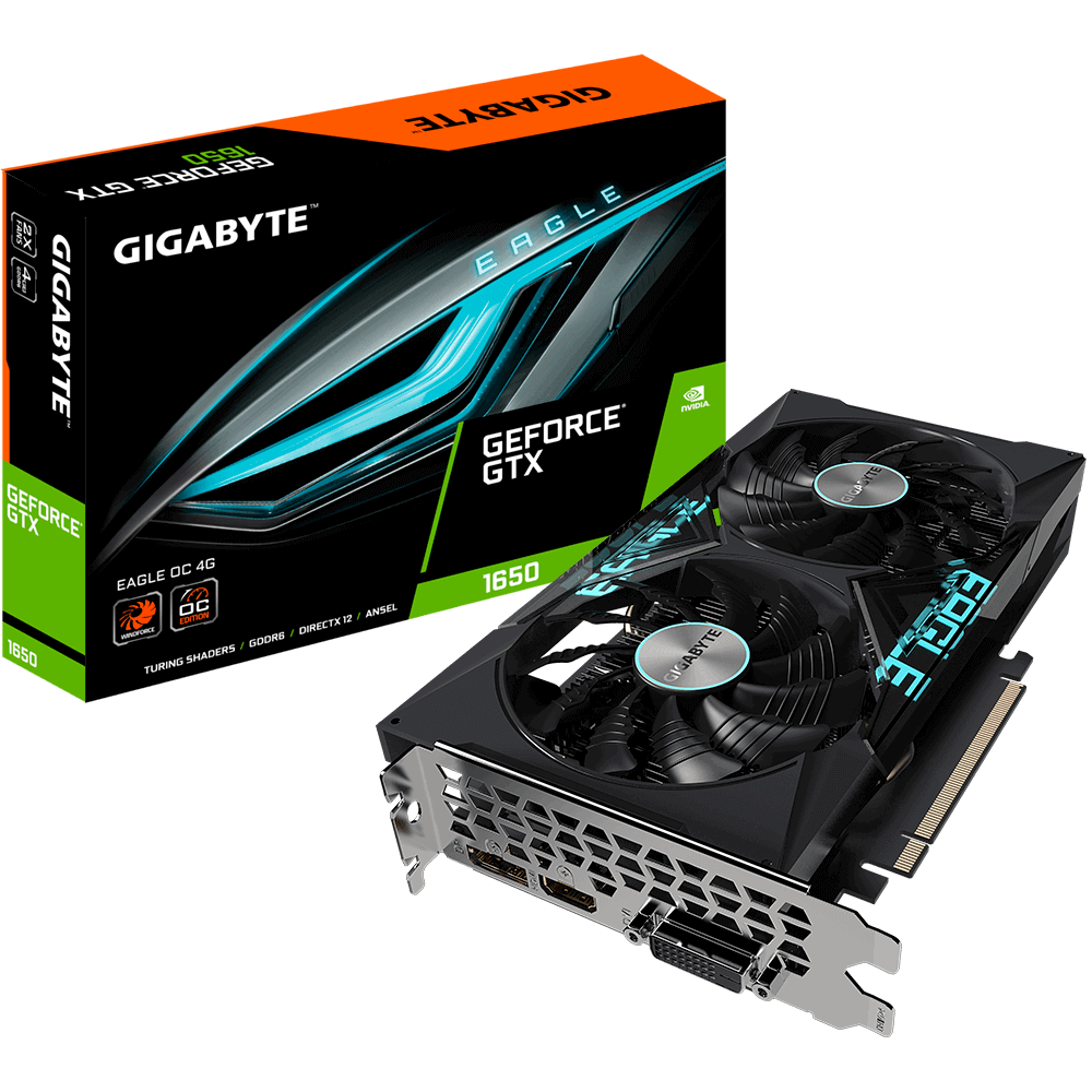 GIGABYTE GTX 1650 D6 GV-N1656EAGLEOC-4GD