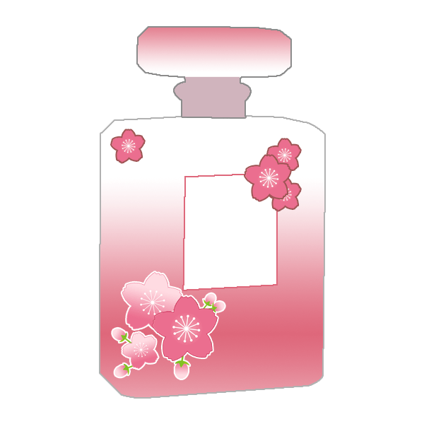 桃の花モチーフのコスメ 5種 P D Present