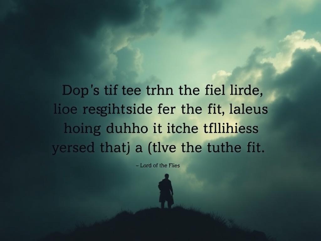 Top Quotes from Lord of the Flies That Will Make You Think