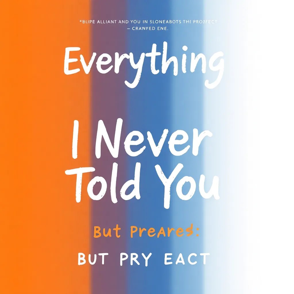 Read Everything I Never Told You PDF – But Prepare to Cry