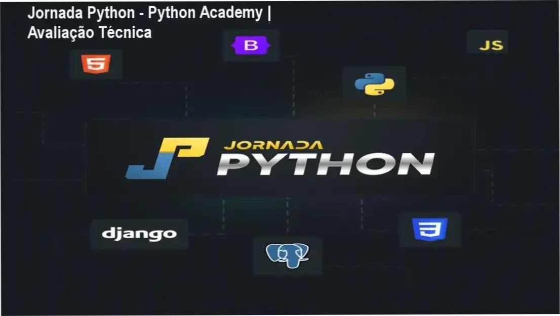 Interface do curso Jornada Python mostrando módulos de Python, Django e projetos práticos