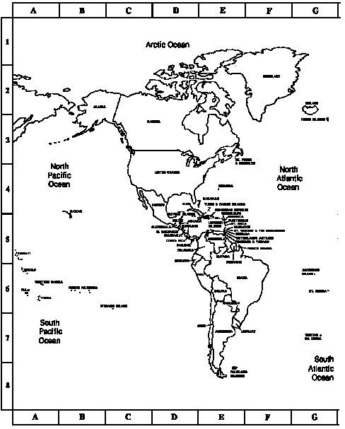 Map Of Western Hemisphere Immmap WORLD1.