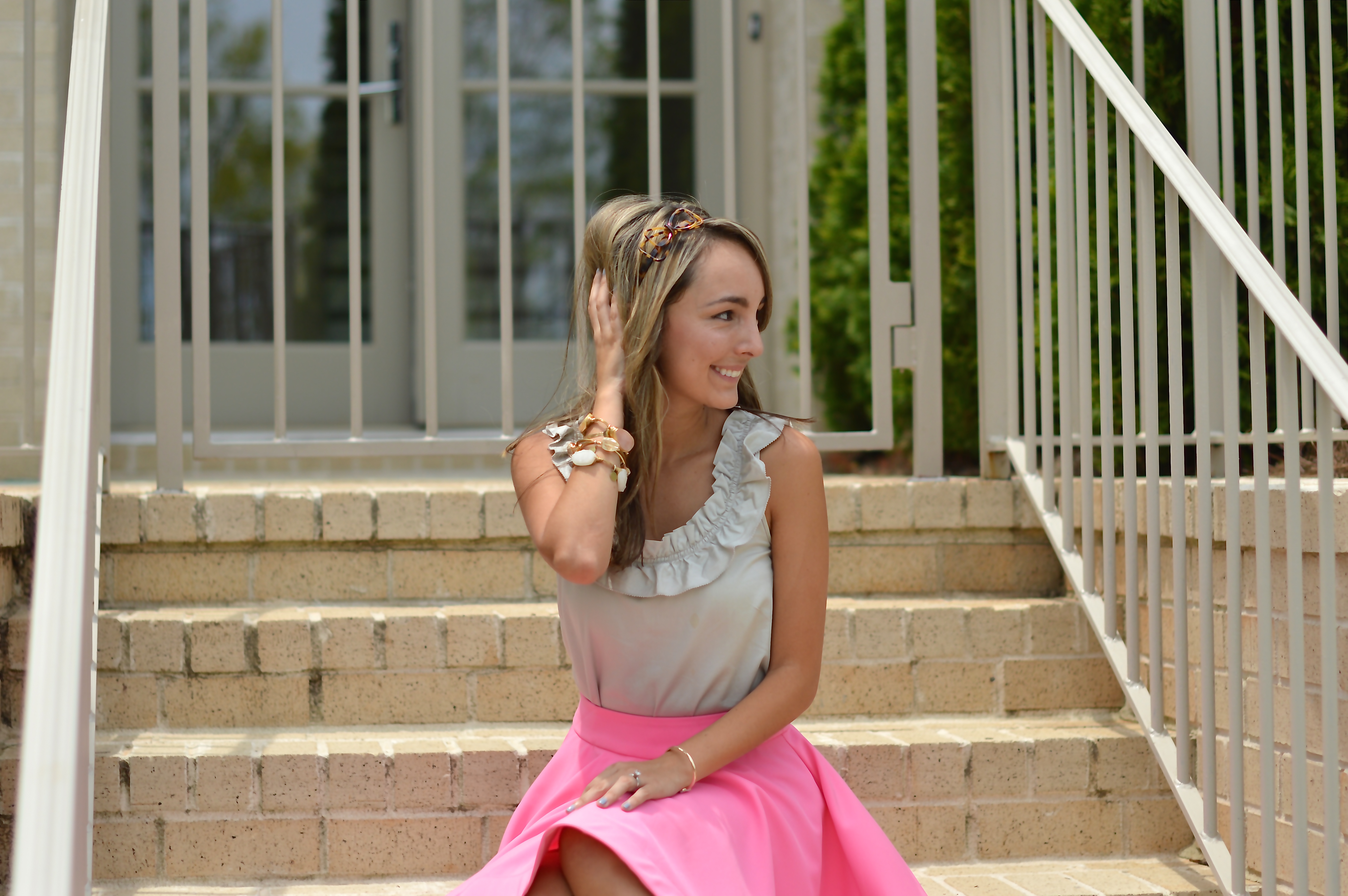 Channeling My Inner Blair Waldorf - Peaches to Pearls