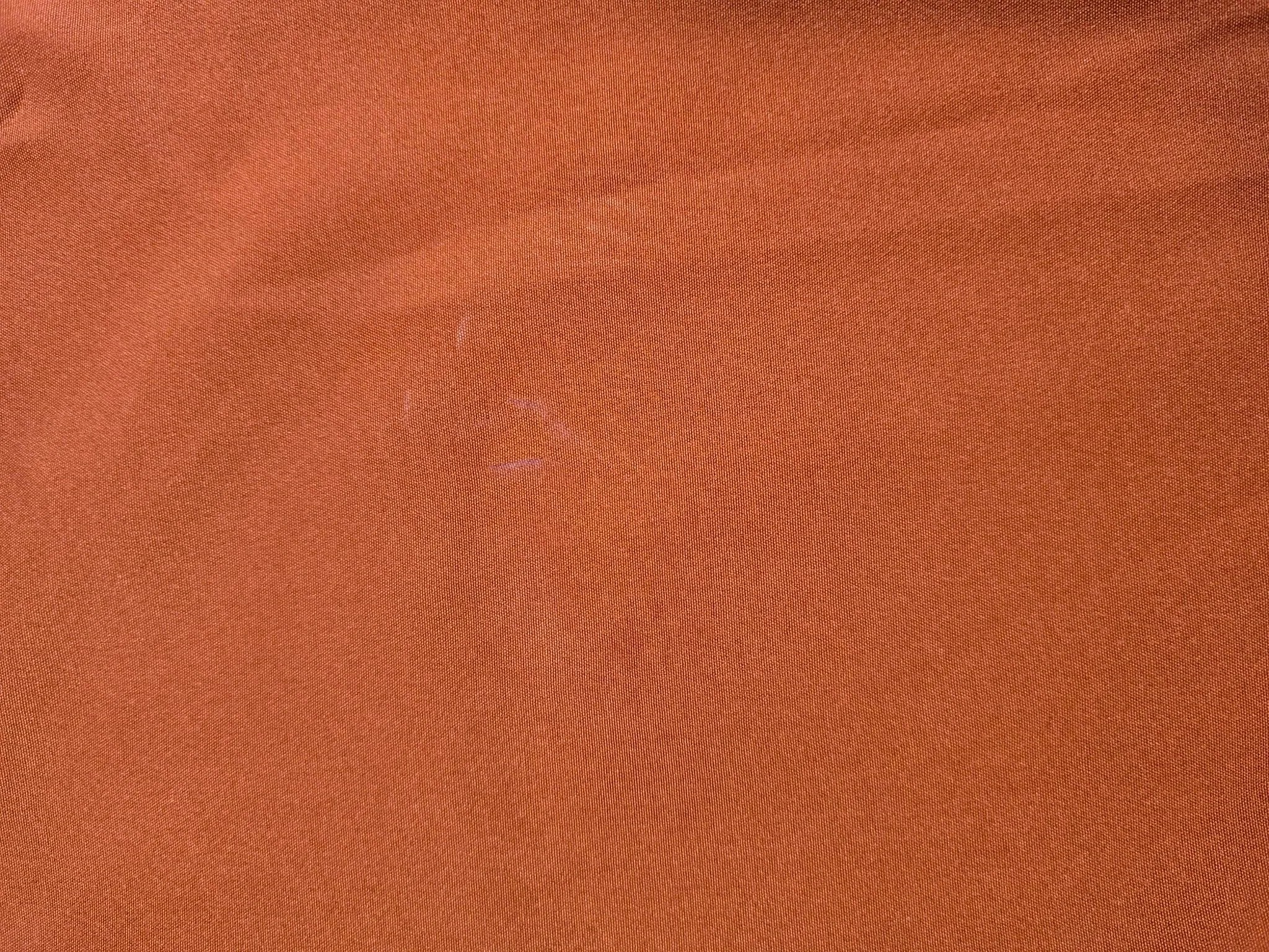 Ruffled Sleeve Terracotta Top Rust Orange Blouse - Size Large image 9