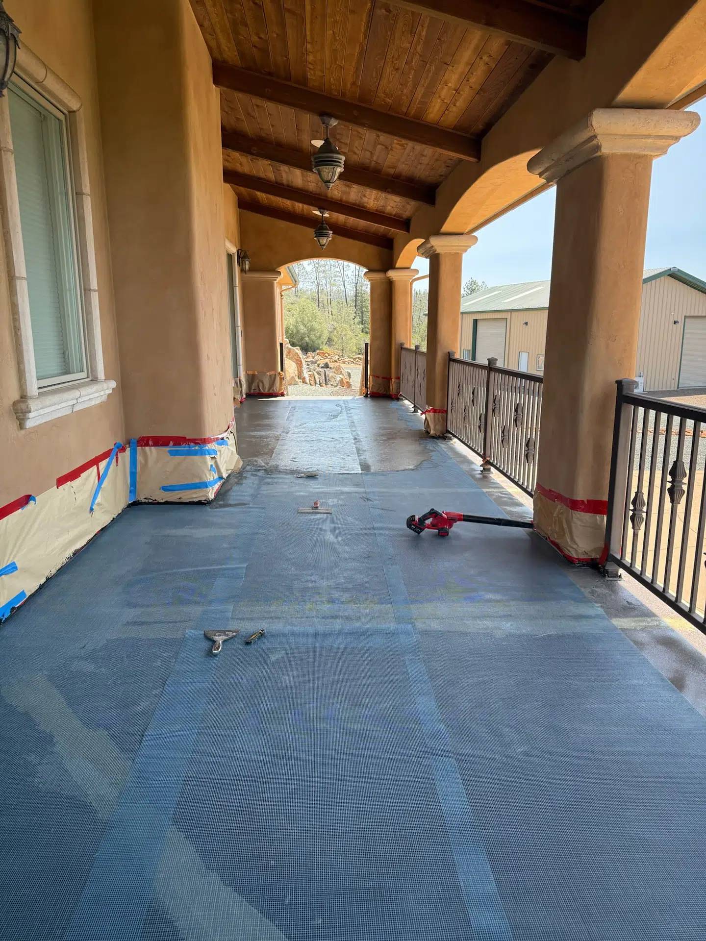Deck waterproofing