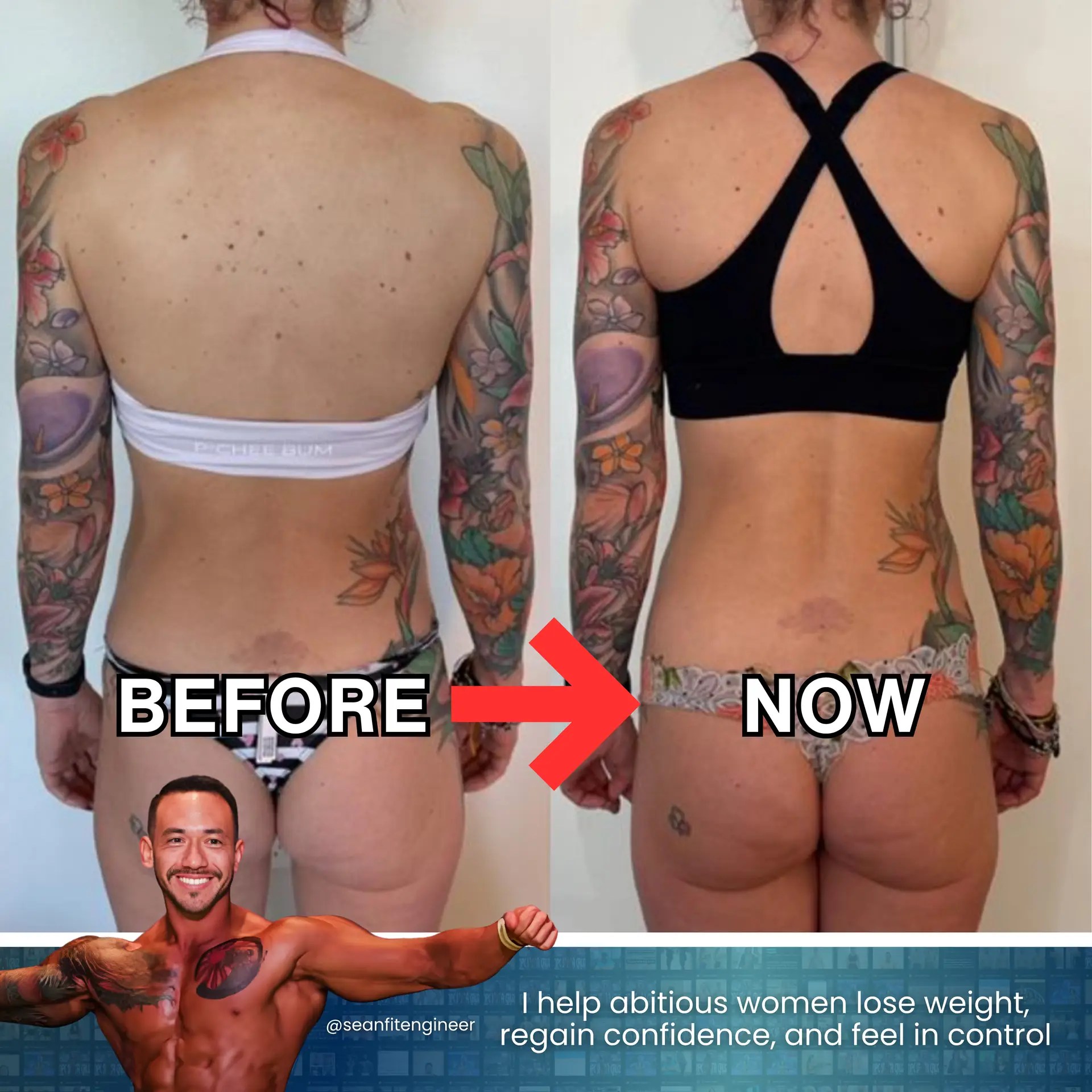 PEAK Physique client transformation