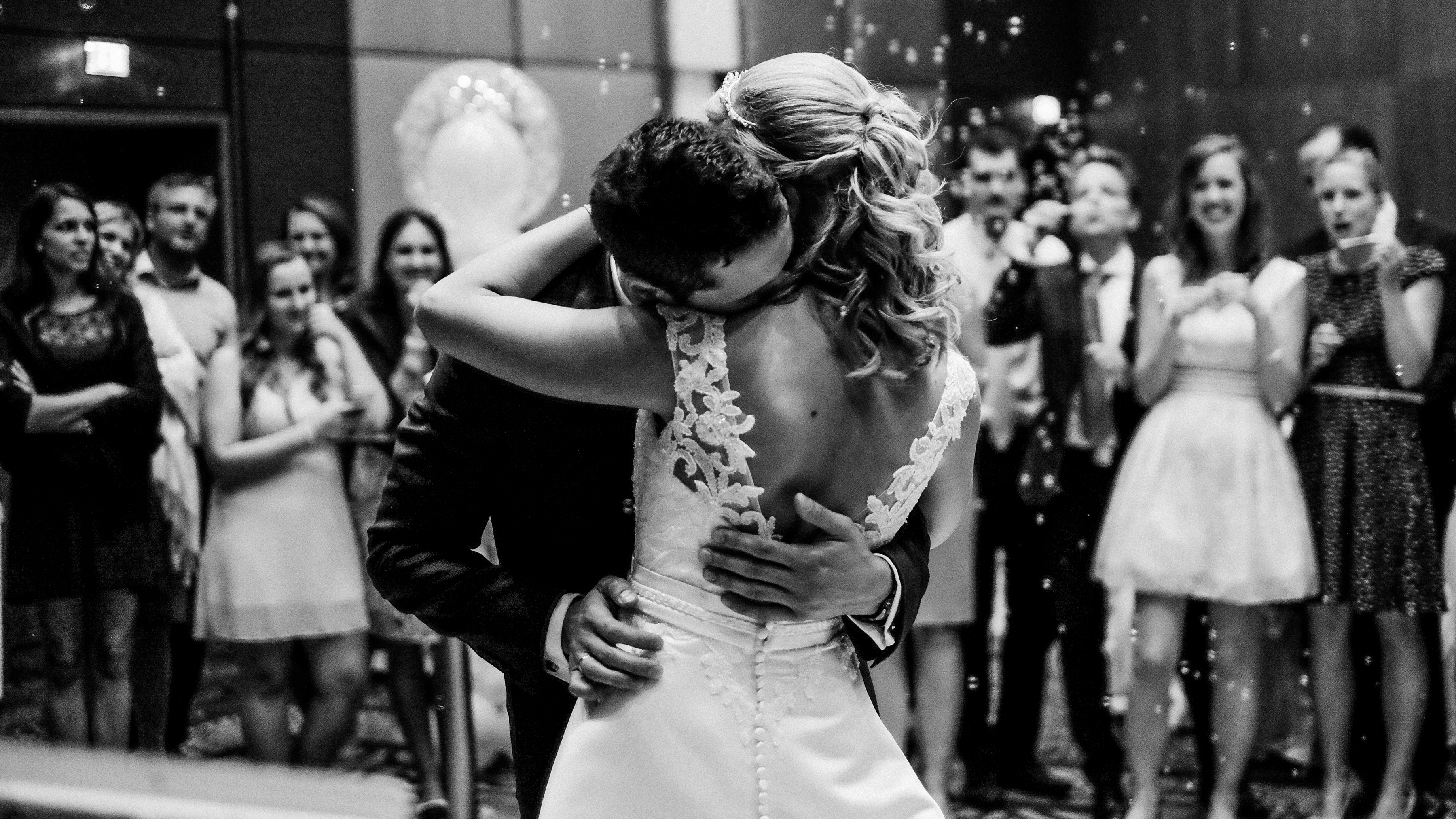 fine art wedding photo with timeless, film-inspired tones